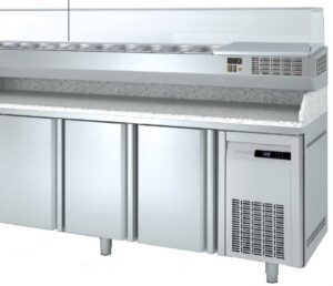 Two Door Refrigerated Pizza Station